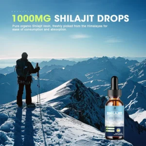 1000mg Pure Himalayan Shilajit Liquid Drops