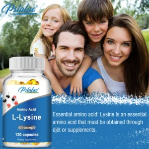 L-Lysine 1000 Mg - Essential Amino Acid - 120 Capsules