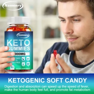 Keto Gummies - Burn Fat, Weight Management, Speed Up Metabolism - 60 Gummies