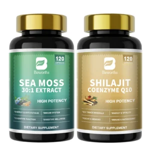 Shilajit and Sea Moss Set - Multi-functional Supplement with Coenzyme Q10