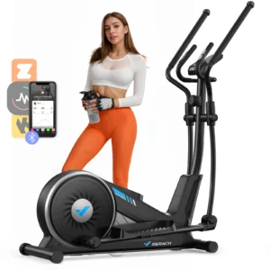 Elliptical Machine Home plus Hyper-Quiet Magnetic Drive - 16 Levels Adjustable Resistance