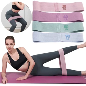 Anti-Slip Resistance Booty Bands - Portable Glute & Thigh Stretch Bands