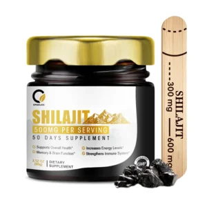 Lab Tested Pure Himalayan Shilajit Resin with 85+ Trace Minerals. Humic and, Fulvic Acid