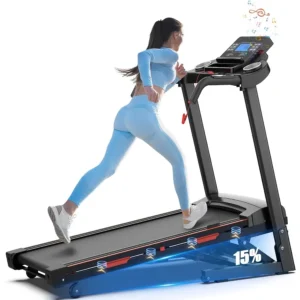 Auto Incline Foldable Treadmills for Home Gym