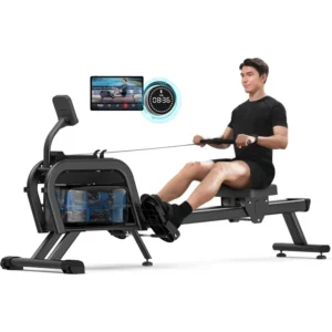 Magnetic Rower Machine for Home with 16 Levels of Quiet Resistance