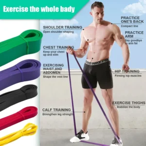 5~125lbs Resistance Bands - Home Gym Equipment